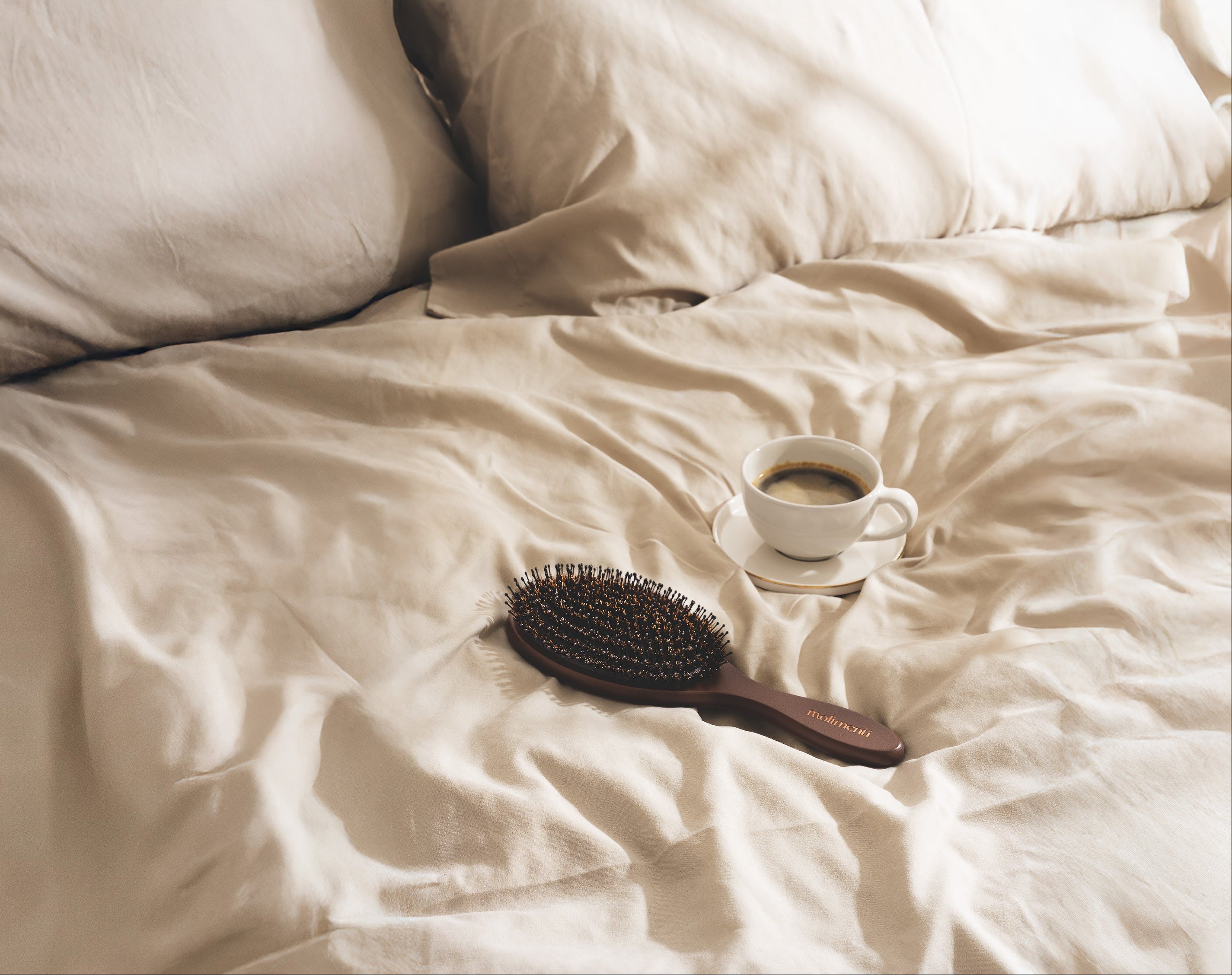 Molimenti Your Hair Brush Hårborste färg Coffee.