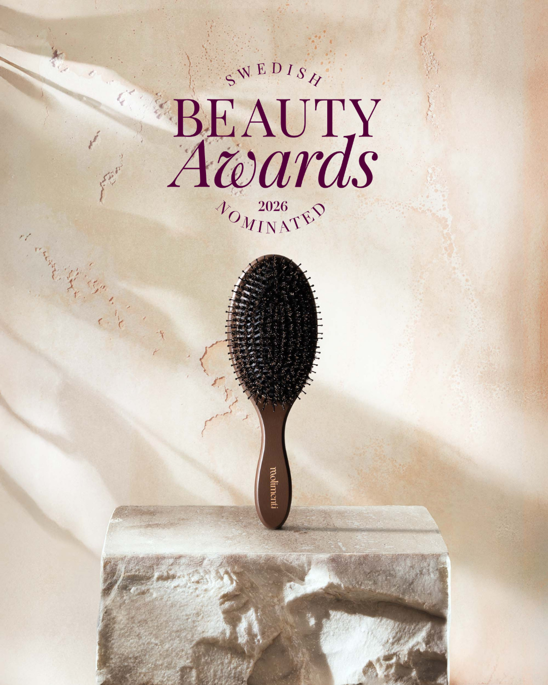 Molimenti Your Hair Brush för hårhälsa, nominerad till Swedish Beauty Awards 2026