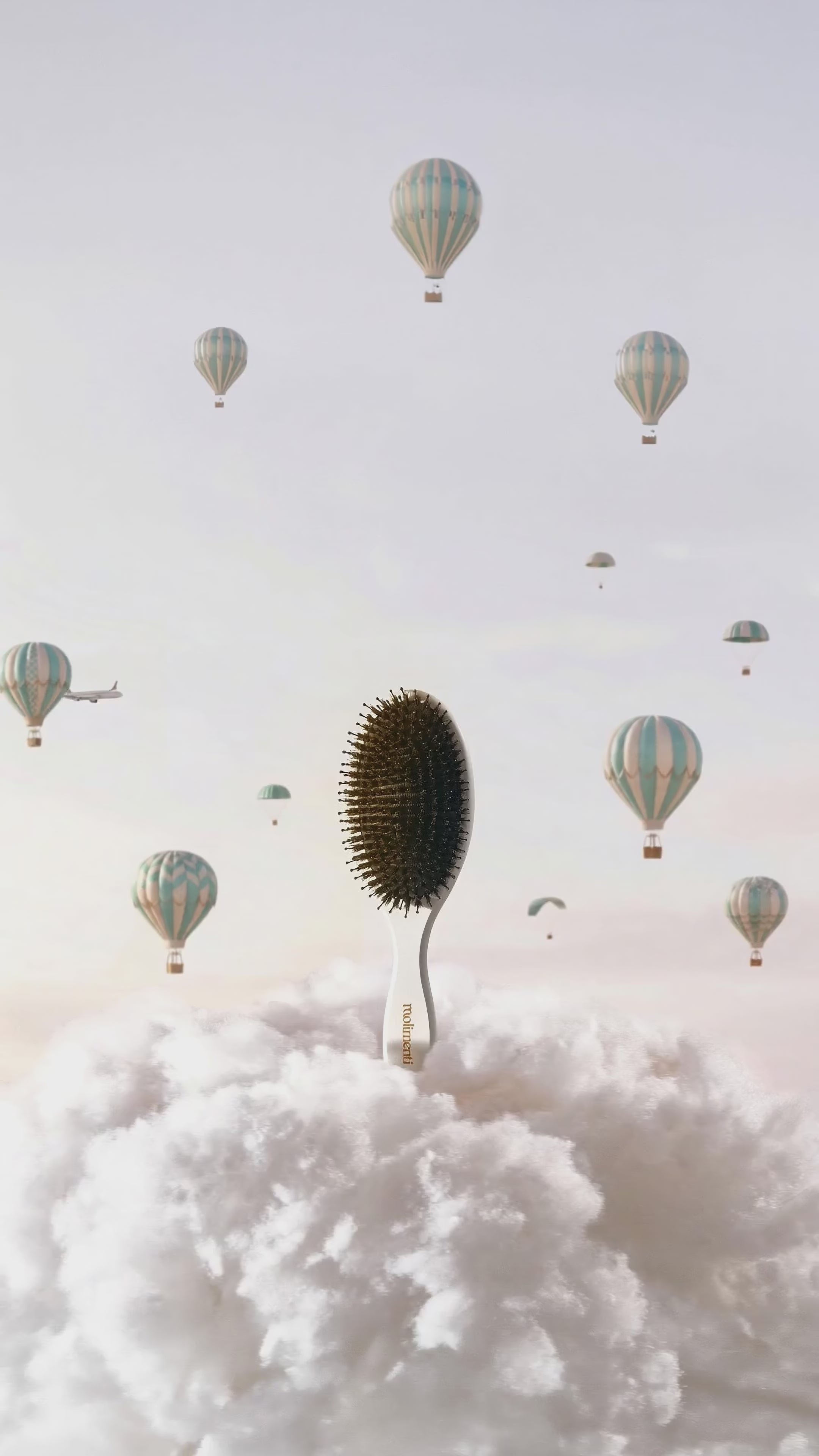 Your Hair Brush – Cloud Large | Hårborste mot friss och för glansigt hår